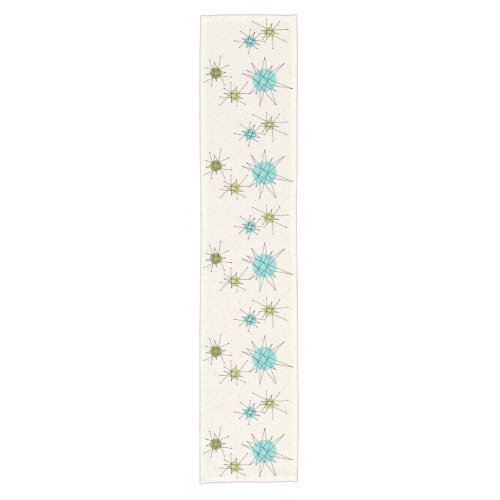 Iconic Atomic Starbursts Table Runner