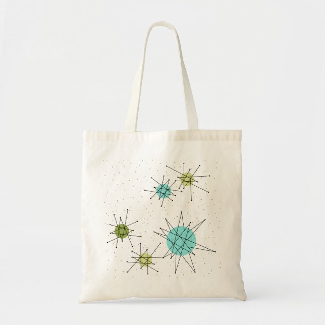 Iconic Atomic Starbursts Tote Bag (Front)