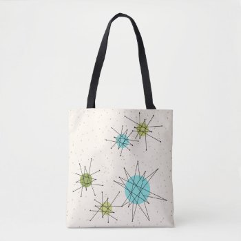 Iconic Atomic Starbursts Tote Bag by StrangeLittleOnion at Zazzle