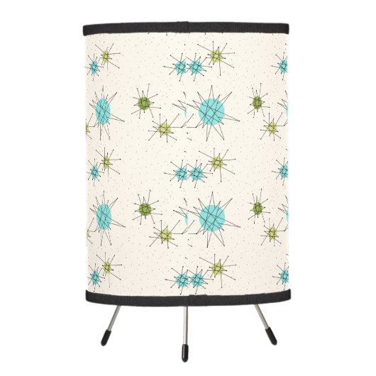 Iconic Atomic Starbursts Tripod Lamp (Back)