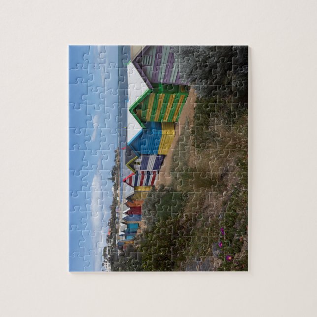 Iconic bathing boxes jigsaw puzzle (Vertical)