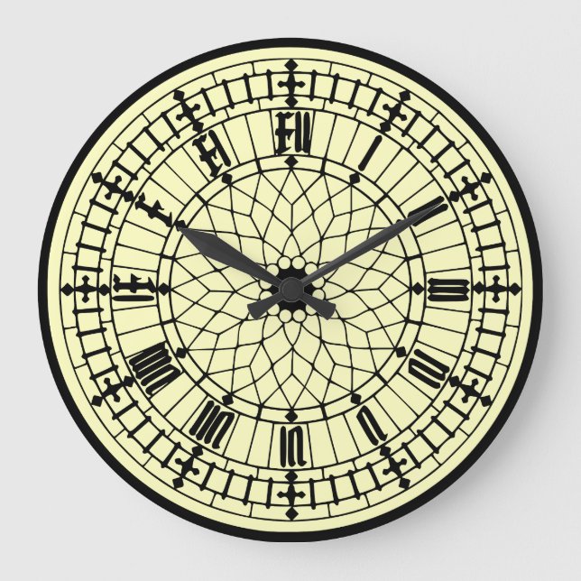 Iconic Big Ben Replica Large Clock (Front)