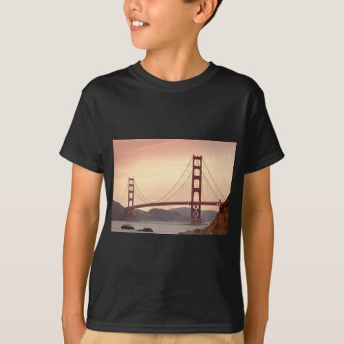 Iconic Bridge Golden Gate San Francisco California T_Shirt