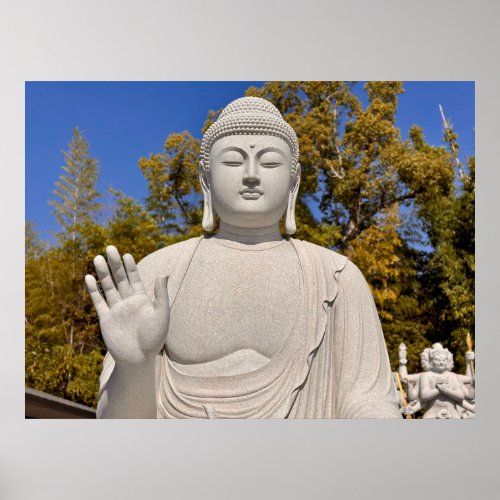 Iconic Buddha Image _ Ishiteji Temple Poster