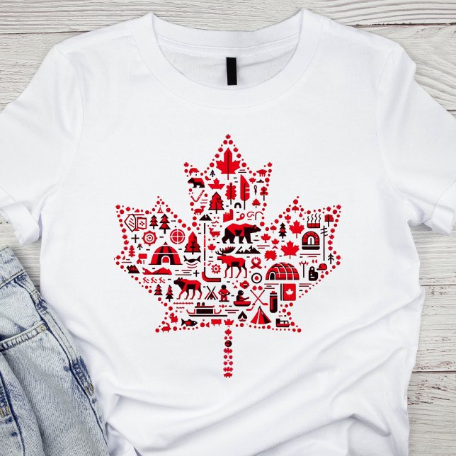 Iconic Canadian Maple Leaf T-Shirt (Creator Uploaded)