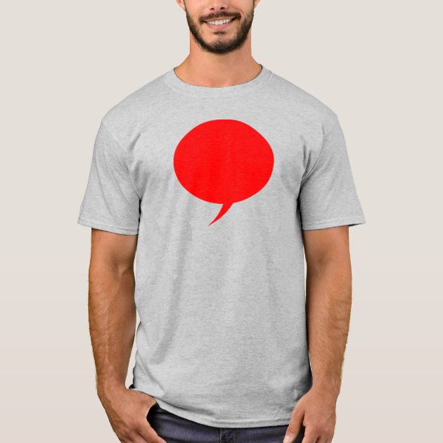 Iconic Cartoon Word Balloon T-Shirt | Zazzle