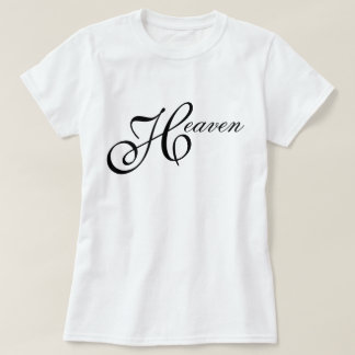 Iconic, chic and minimal Heaven script T-Shirt