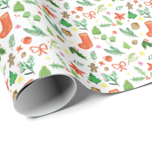 Iconic Christmas Favorite Things Gift Wrap