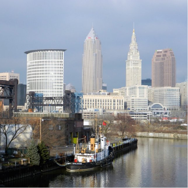 Iconic Cleveland River View  Cutout (Front)