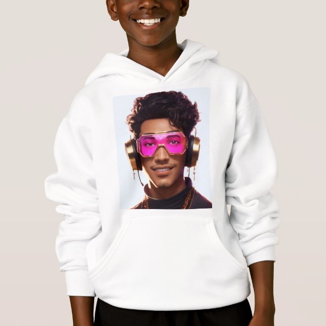 Iconic DJ Mask T-Shirt – Define Your Music Persona Hoodie (Front)