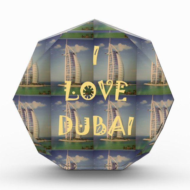 Iconic Dubai: "I Love Dubai" Vector Graphic design Award (Front)