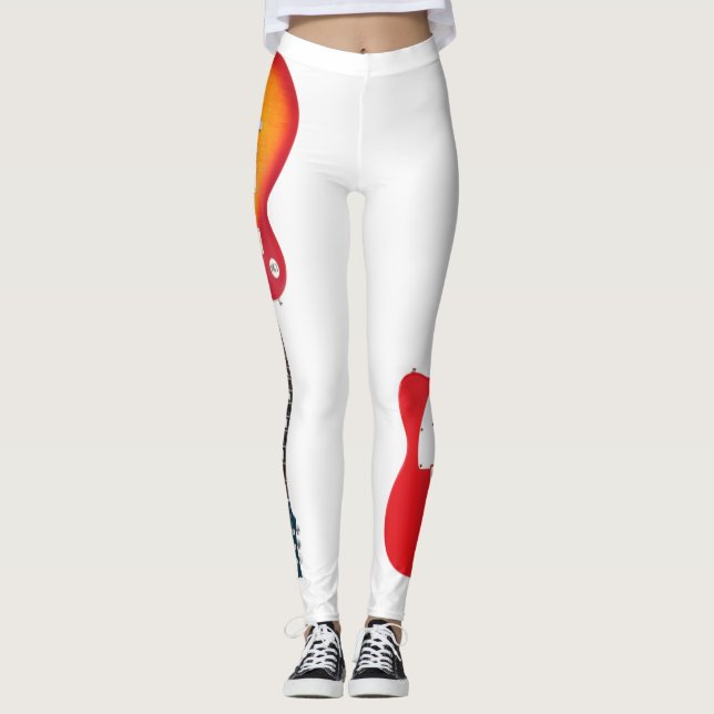 ICONIC ELECTRIC GUITARS LEGGINGS (Front)