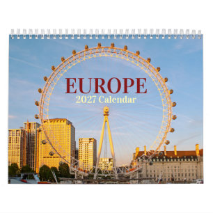 Iconic Europe 2027 Calendar