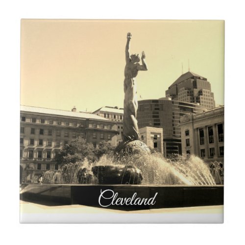 Iconic Fountain CLE Ceramic Tile