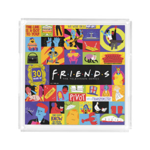 Iconic FRIENDS™ Pattern Acrylic Tray