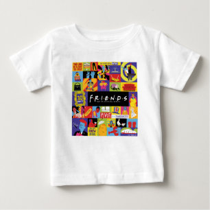 Iconic FRIENDS™ Pattern Baby T-Shirt