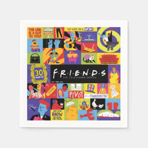Iconic FRIENDS™ Pattern Napkins