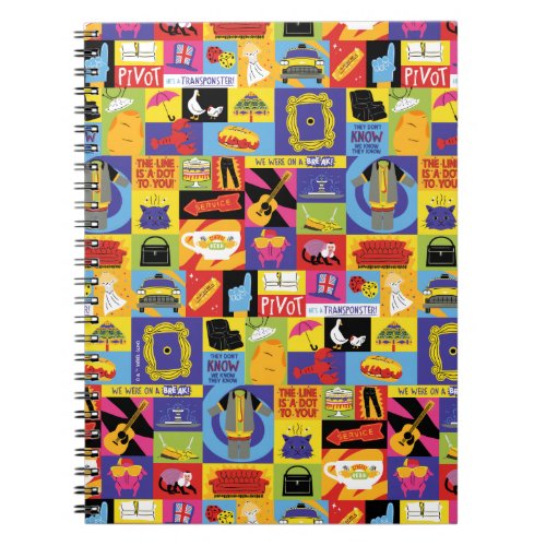 Iconic FRIENDS Pattern Notebook