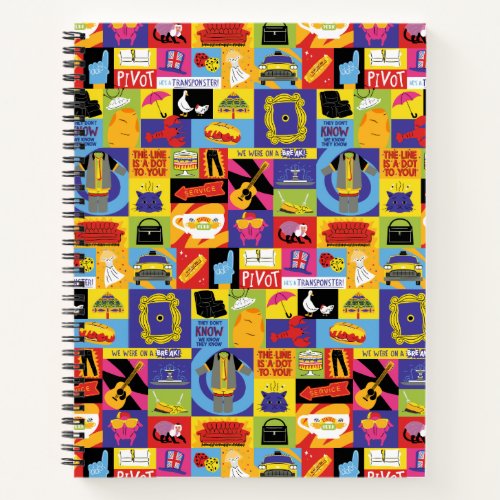 Iconic FRIENDS Pattern Notebook