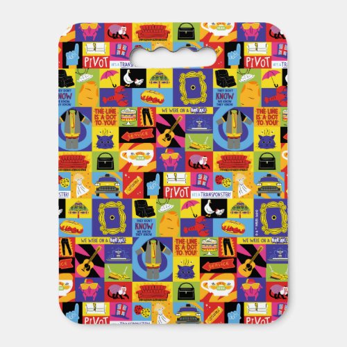 Iconic FRIENDS Pattern Seat Cushion