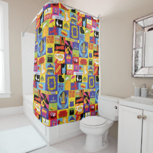 Iconic FRIENDS™ Pattern Shower Curtain