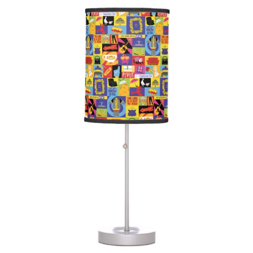 Iconic FRIENDS Pattern Table Lamp