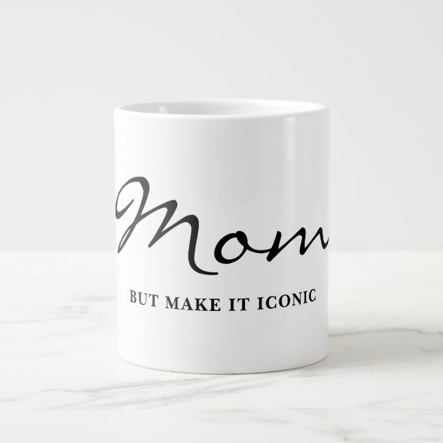 Iconic Fun Witty Cool Mom Coffee Mug (Front)