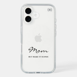 Iconic Fun Witty Cool Mom Minimalist iPhone Case