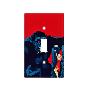 Iconic King Kong Giant Ape Monster Movie Print Light Switch Cover