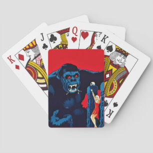 Iconic King Kong Giant Ape Monster Movie Print Poker Cards