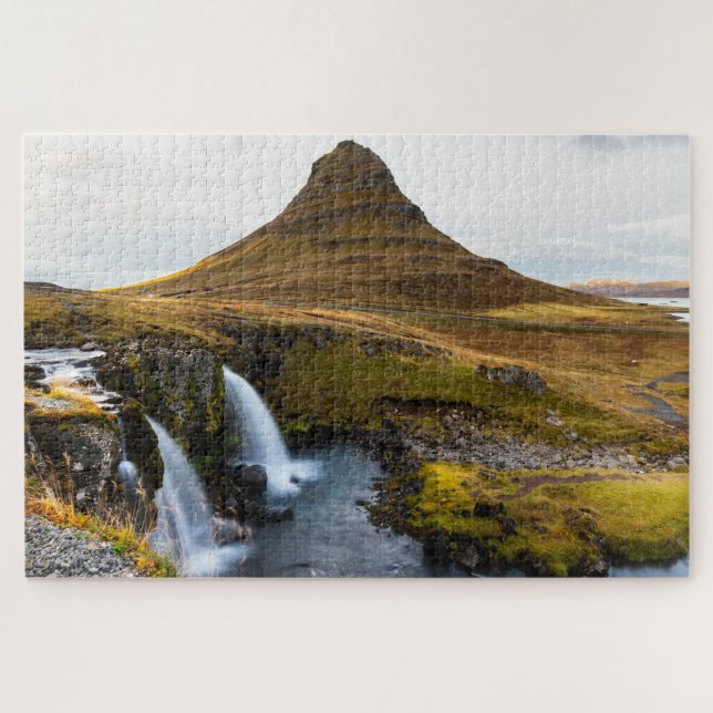 Iconic Kirkjufell Mountain in Iceland Jigsaw Puzzle (Horizontal)