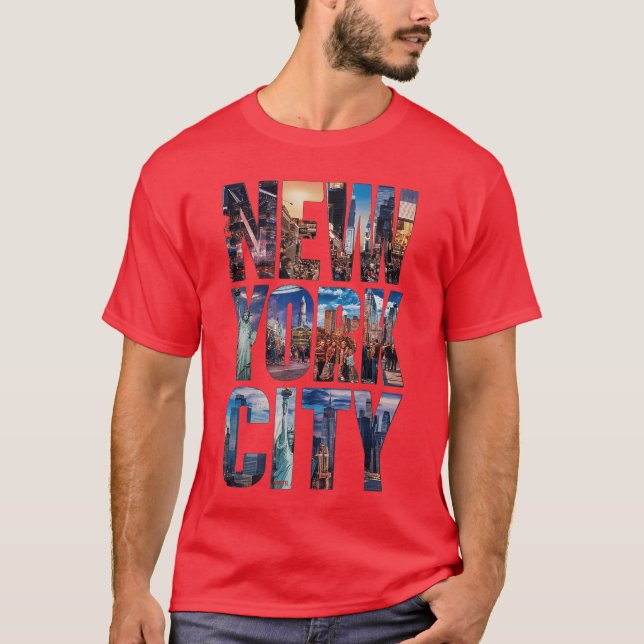 iconic landmarks NEW YORK CITY boy T-Shirt (Front)