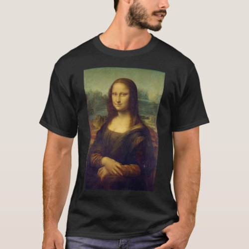 Iconic Leonardo da Vinci Mona Lisa T_Shirt