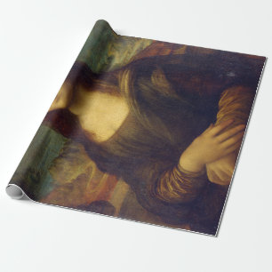 Iconic Leonardo da Vinci Mona Lisa Wrapping Paper