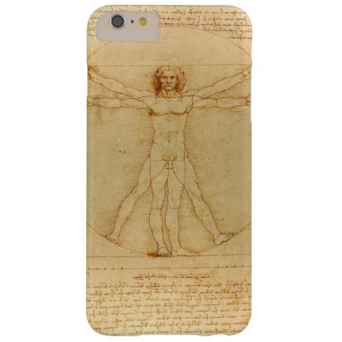 Iconic Leonardo da Vinci Vetruvian Man Barely There iPhone 6 Plus Case