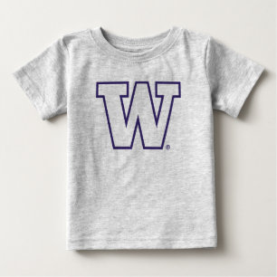 Iconic Letter W   University of Washington Baby T-Shirt