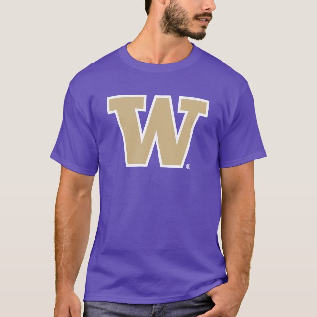 Iconic Letter W | University of Washington T-Shirt (Front)