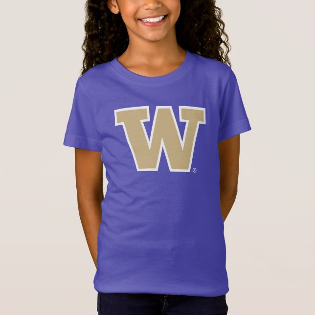 Iconic Letter W | University of Washington T-Shirt (Front)