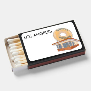 Iconic Los Angeles Watercolor  Matchboxes