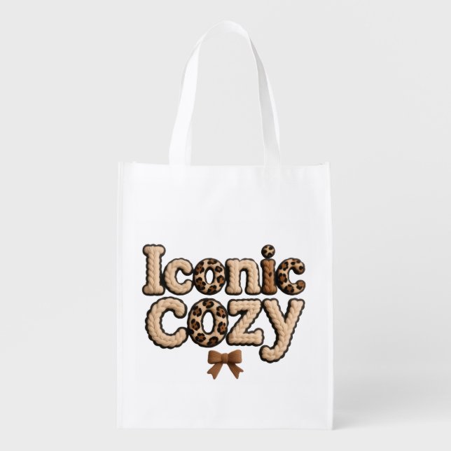Iconic Mom Faux Yarn Style bags – Cozy Women’s P (Front)