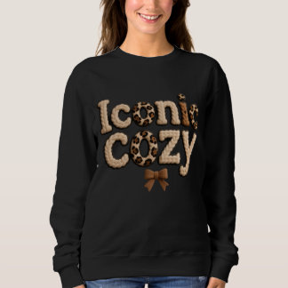 Iconic Mom Faux Yarn Style Hoodie – Cozy Women’s P
