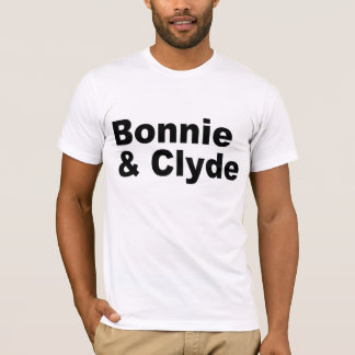 Iconic Names - Bonnie and Clyde- T-shirt