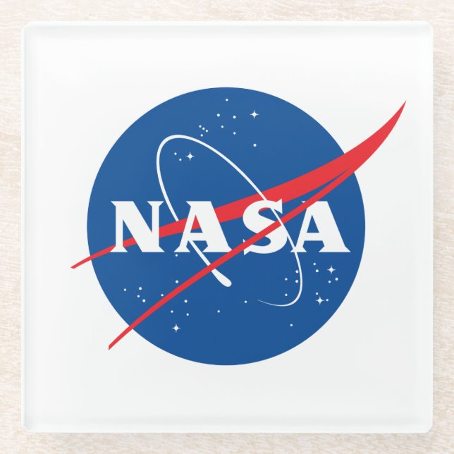 Iconic NASA 100% Glass 2-in-1 Coaster Trivet (Front)