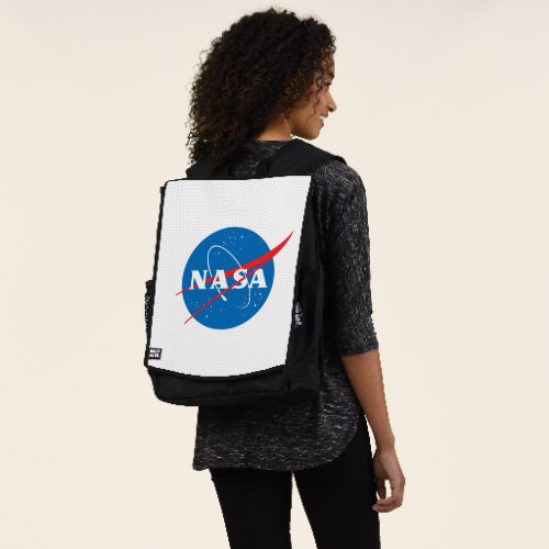 Iconic NASA AOP Rocket White Backpack