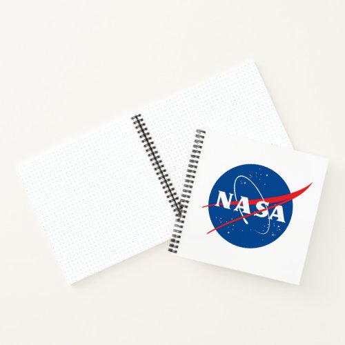 Iconic NASA Art Notebook Astro Black Spiral