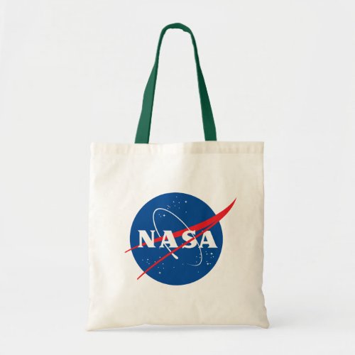 Iconic NASA Aurora Green Trim Value Tote Bag