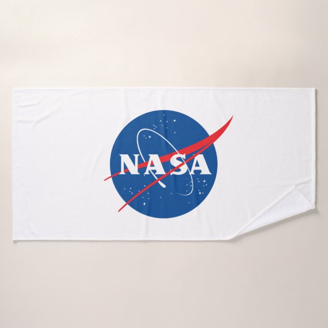 Iconic NASA Bath Towel (Rocket White) (Bath Towel)