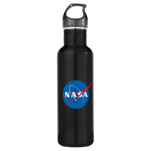 Iconic NASA Black Steel Water Bottle 18 24 oz