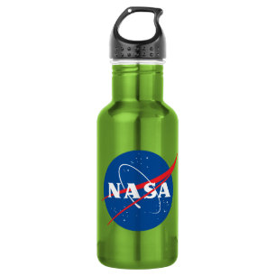 Iconic NASA Borealis Green 18 oz Stainless Steel Water Bottle