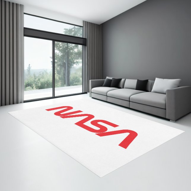 Iconic NASA Circa 12’ x 9’ Rug (Rocket White) (Insitu (Indoor 3))